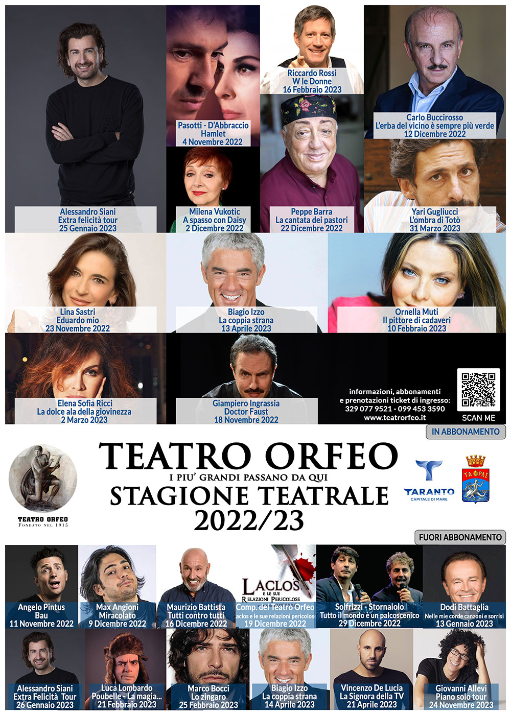 Teatro Orfeo - Stagione Teatrale 2022-2023